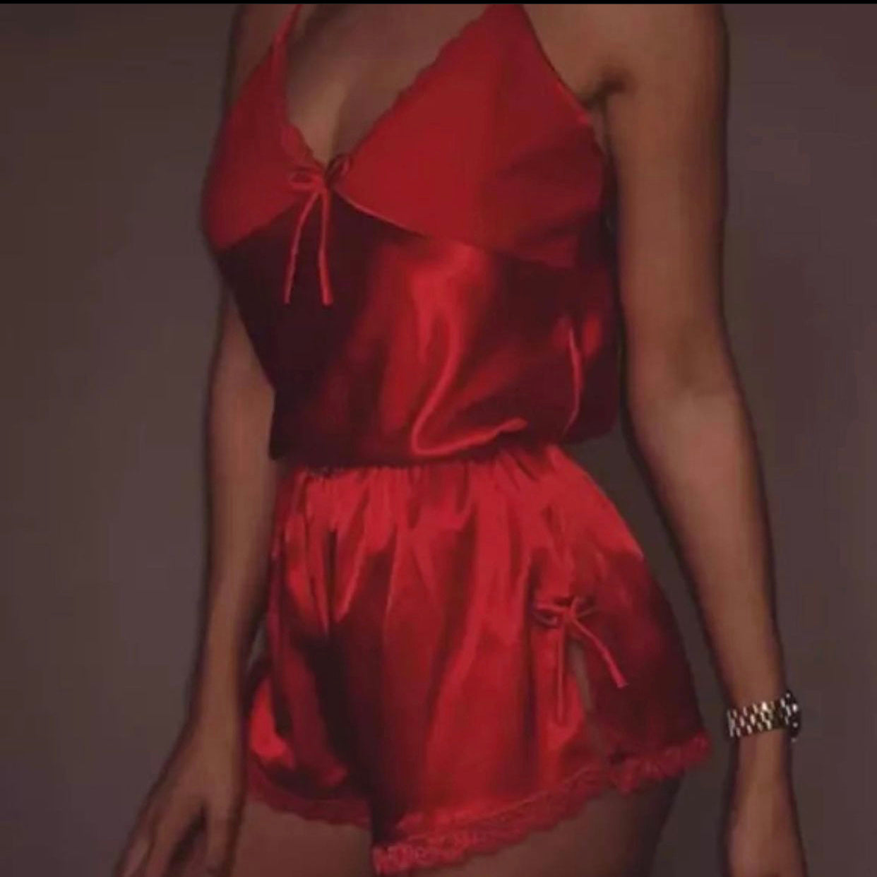 2-Piece Satin Pajamas